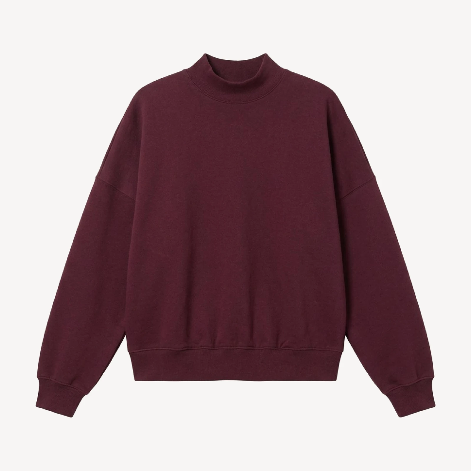 Cozy Sweatfleece Mega Mockneck