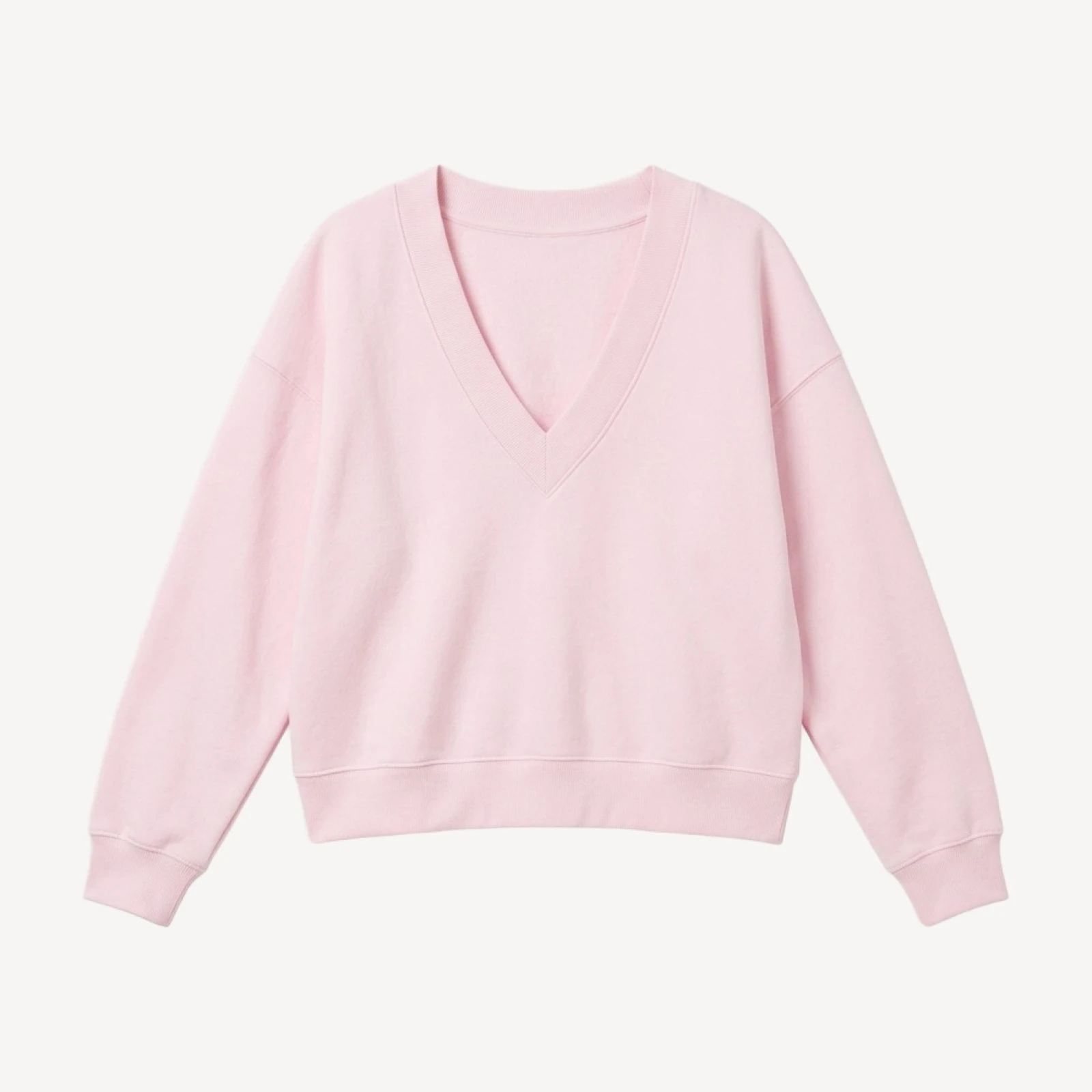 Cozy Sweatfleece Mega V-Neck Sweatshirt
