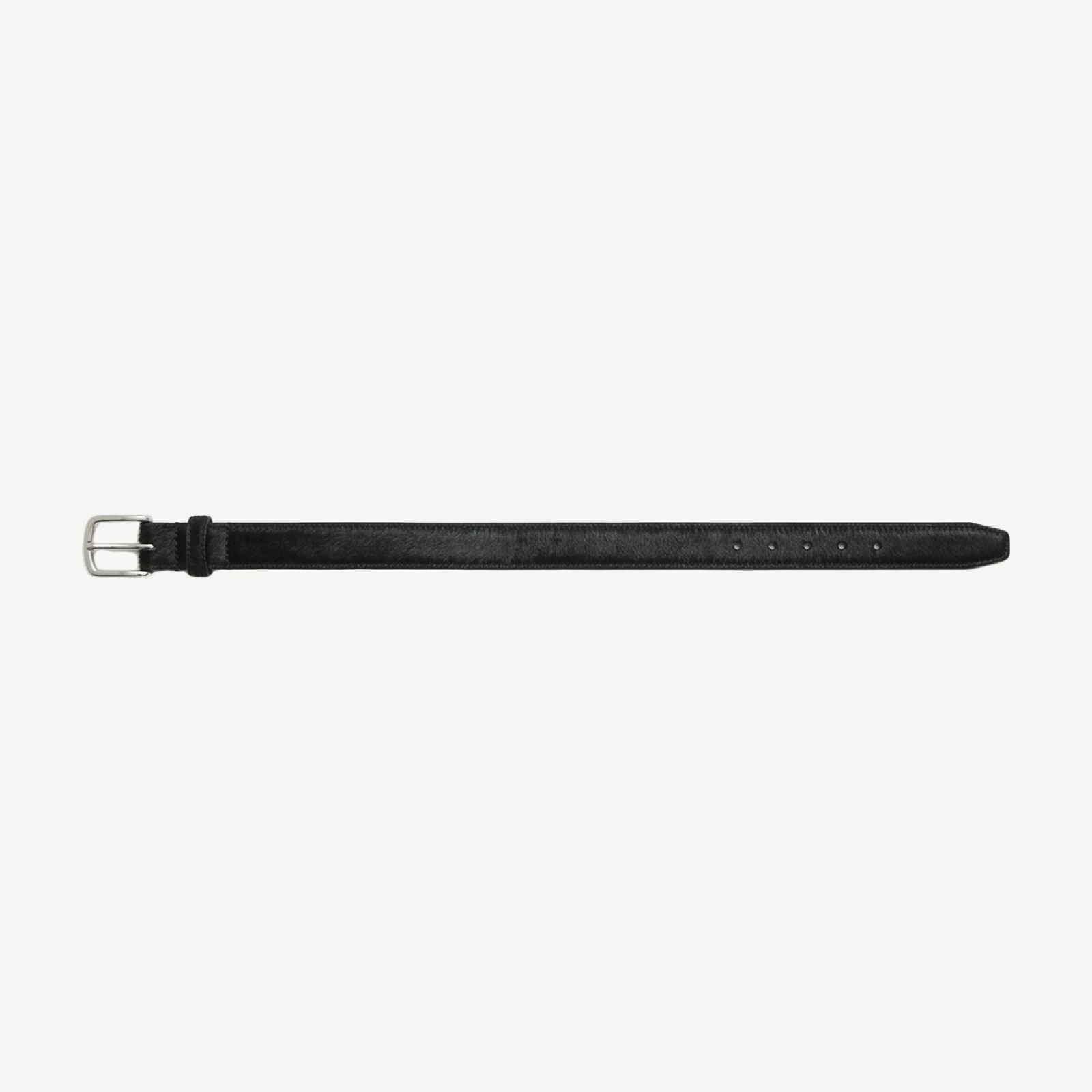 Essential Solid Brass Belt - Pony Effect Leather