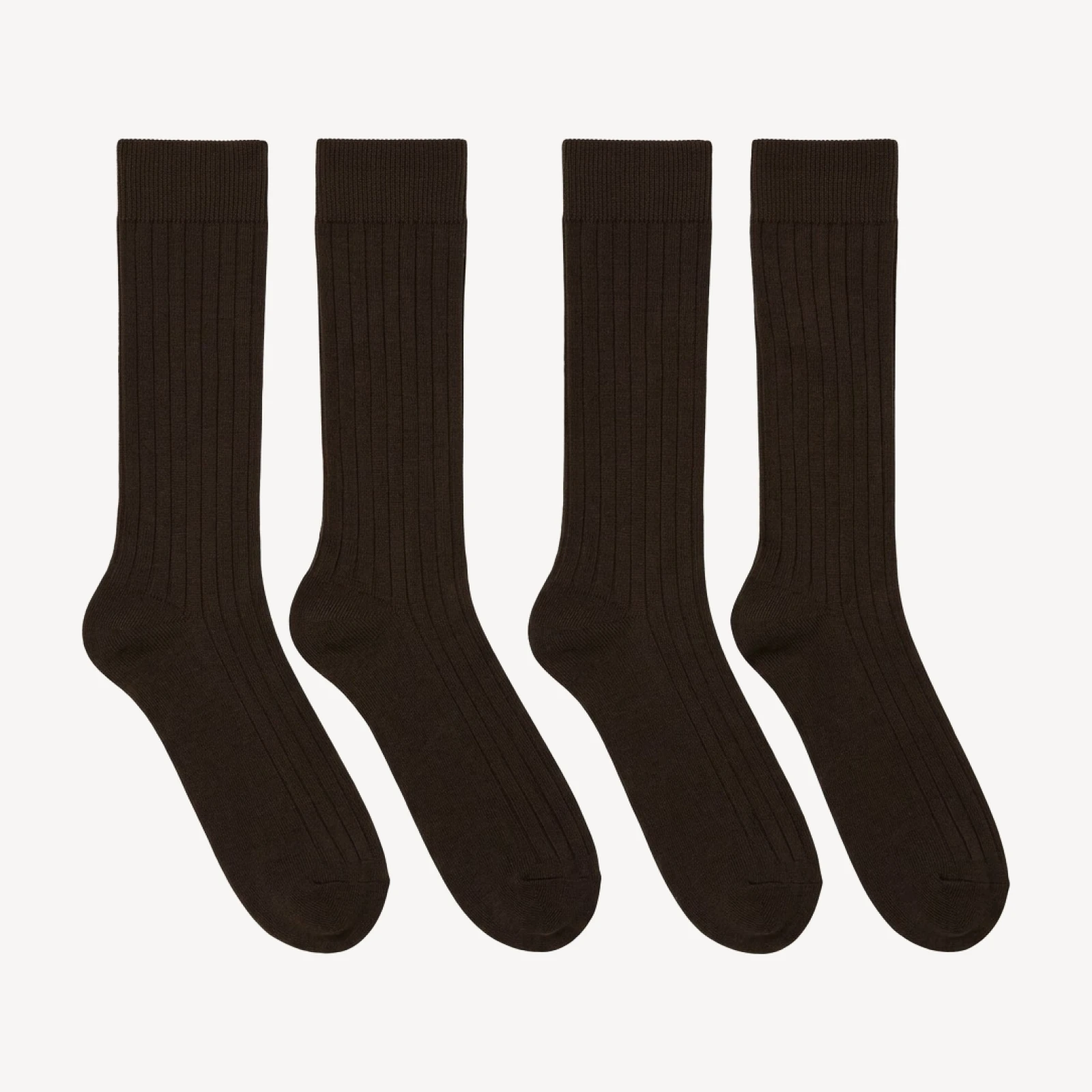 Dressy Wide Rib Mid-Calf Sock 2-Pack