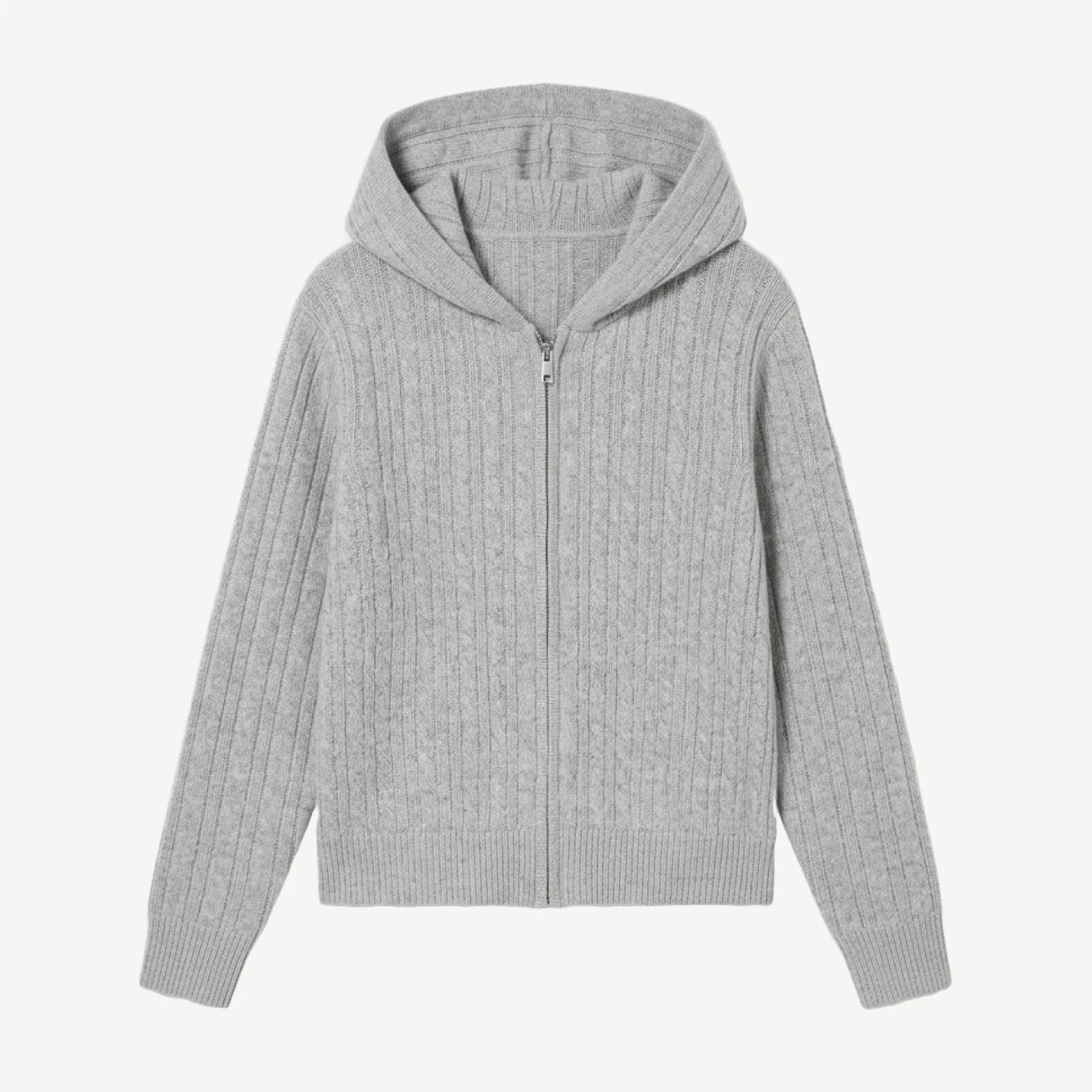 Wool Cashmere Idyllic Zip Hoodie