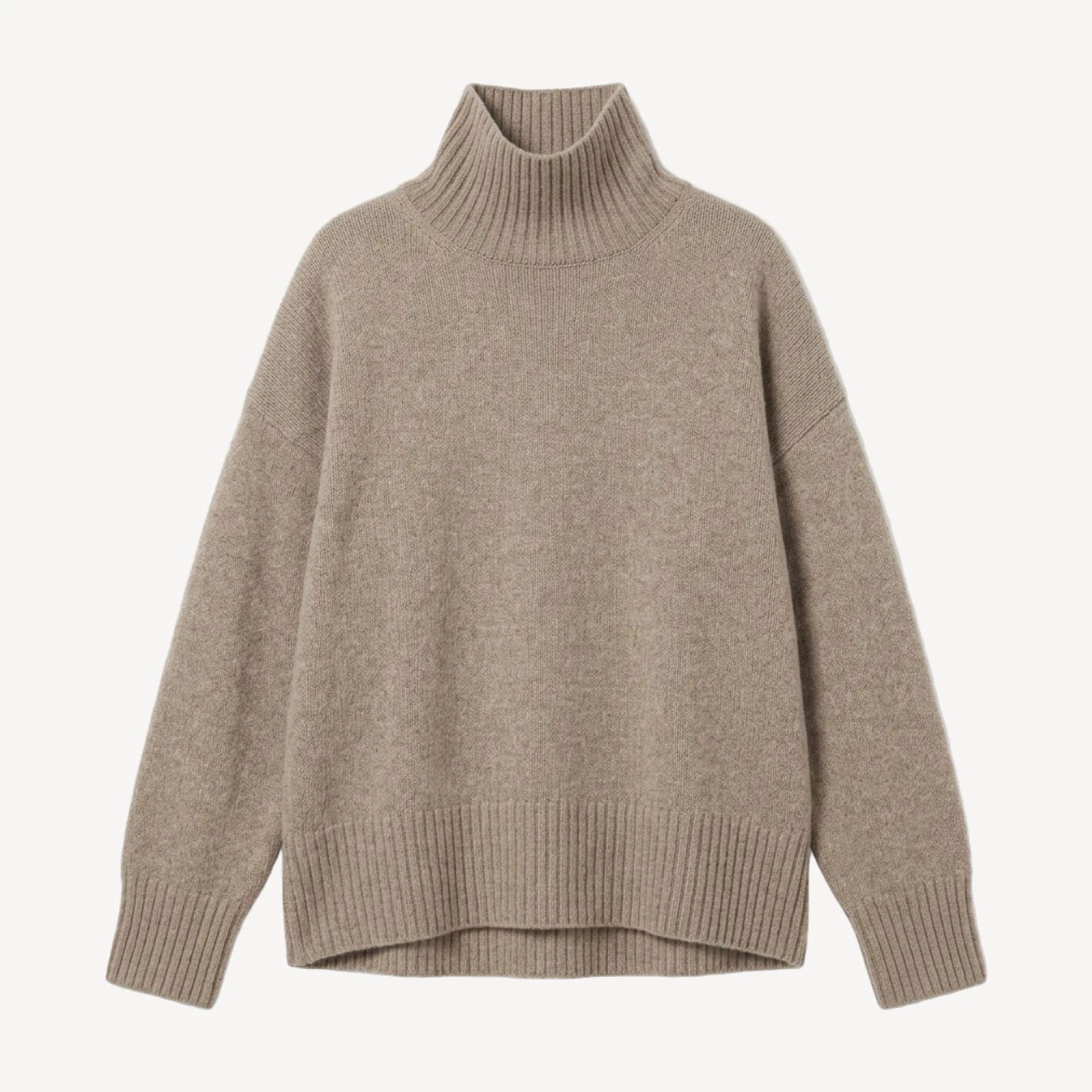 Plush Wool Cashmere Poem Turtleneck