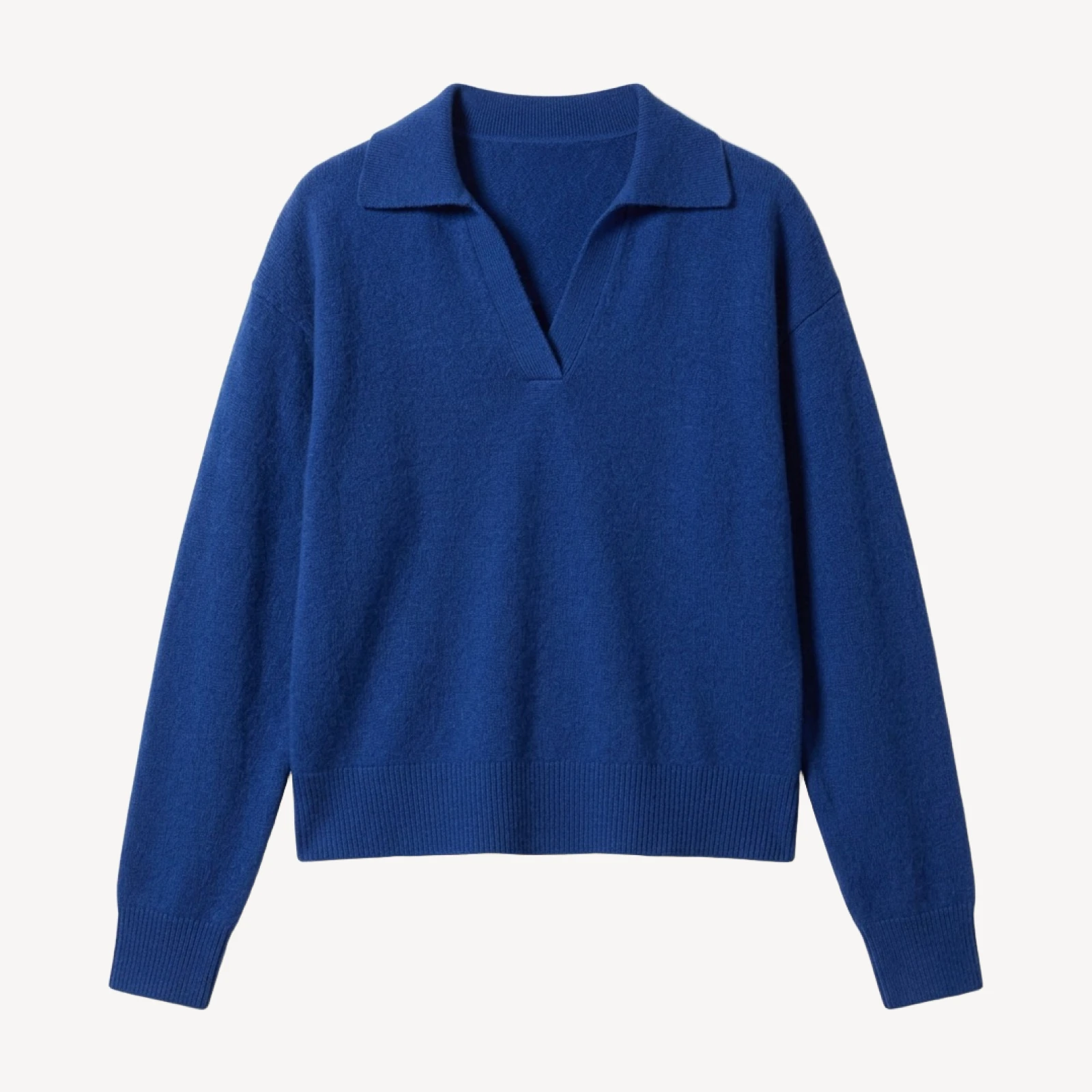 Essential Cashmere Admire Polo Sweater