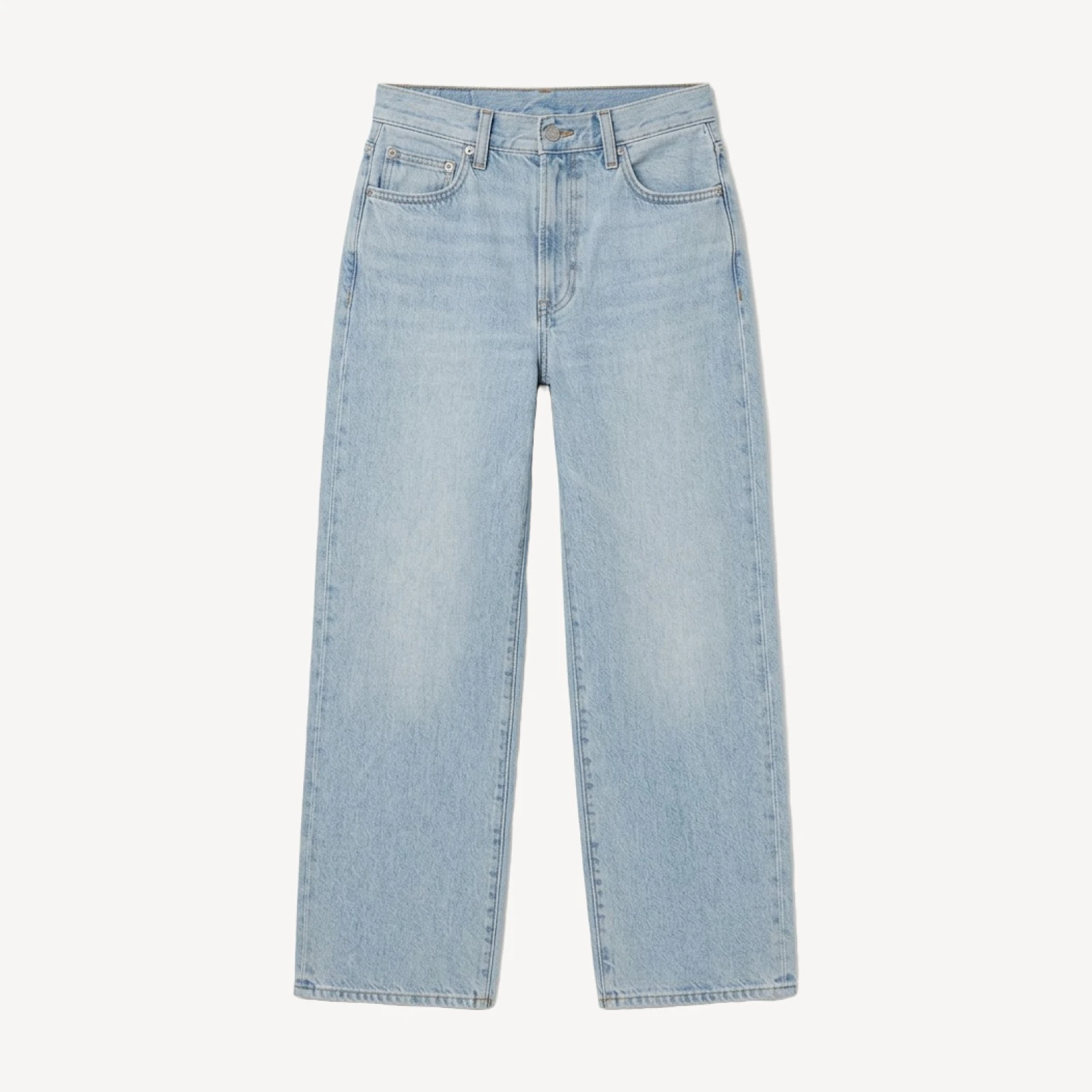 Denim Forum The Farrah Hi-Rise Wide Ankle Jean