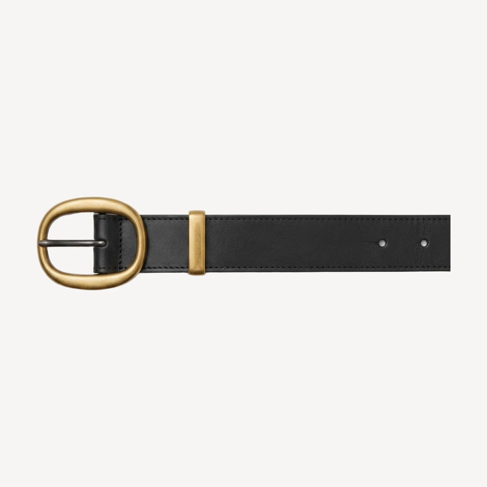 Lifetime Solid Brass Wide Belt - Smooth Leather