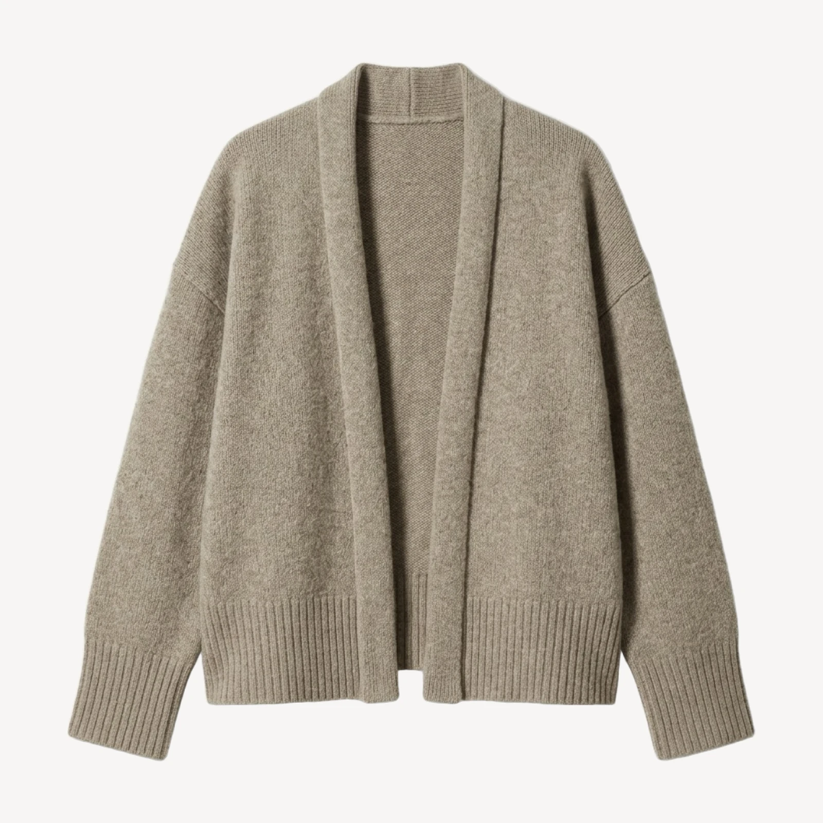 Plush Wool Cashmere Display Cardigan