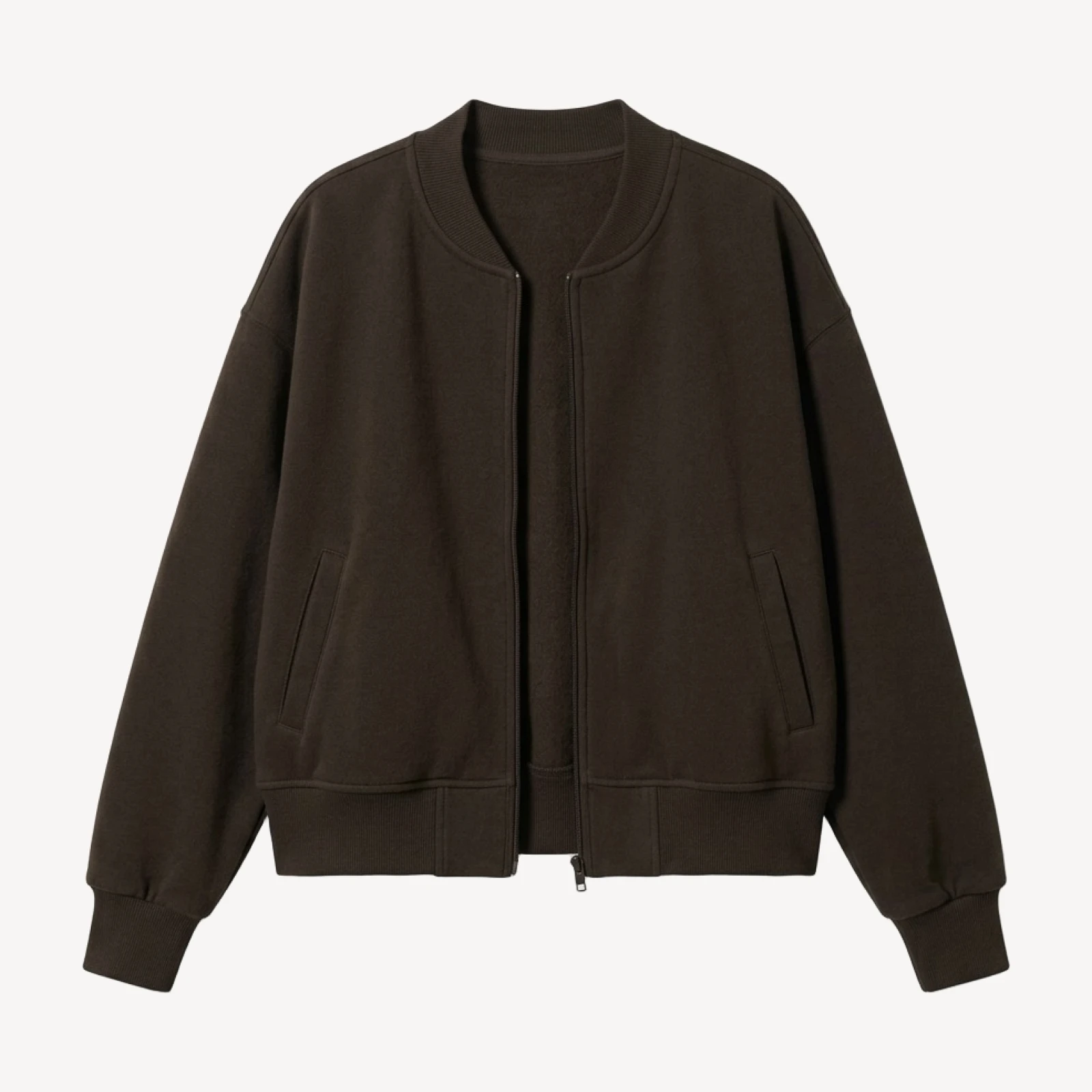 Cozy Sweatfleece Boyfriend Bomber