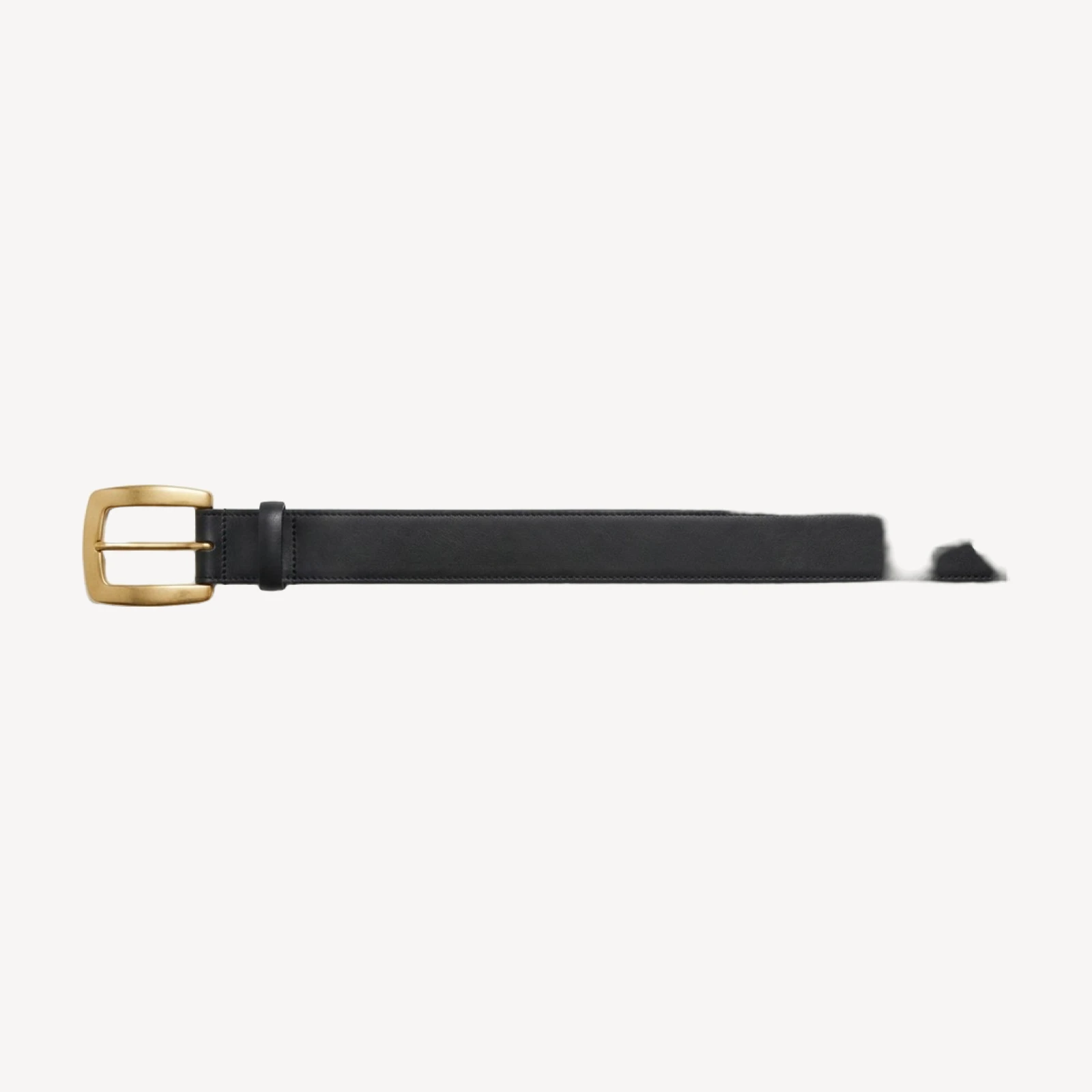 Edifice Solid Brass Belt - Smooth Leather