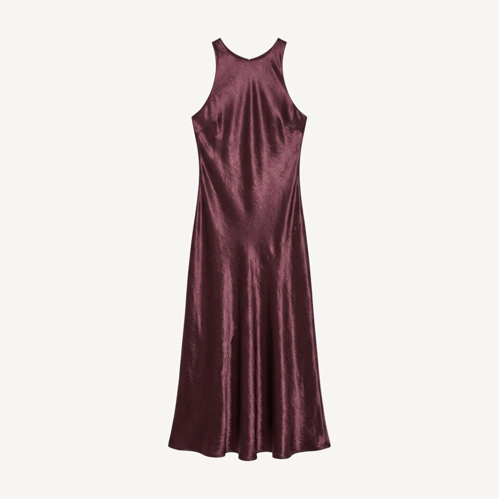 Windswept Satin Dress