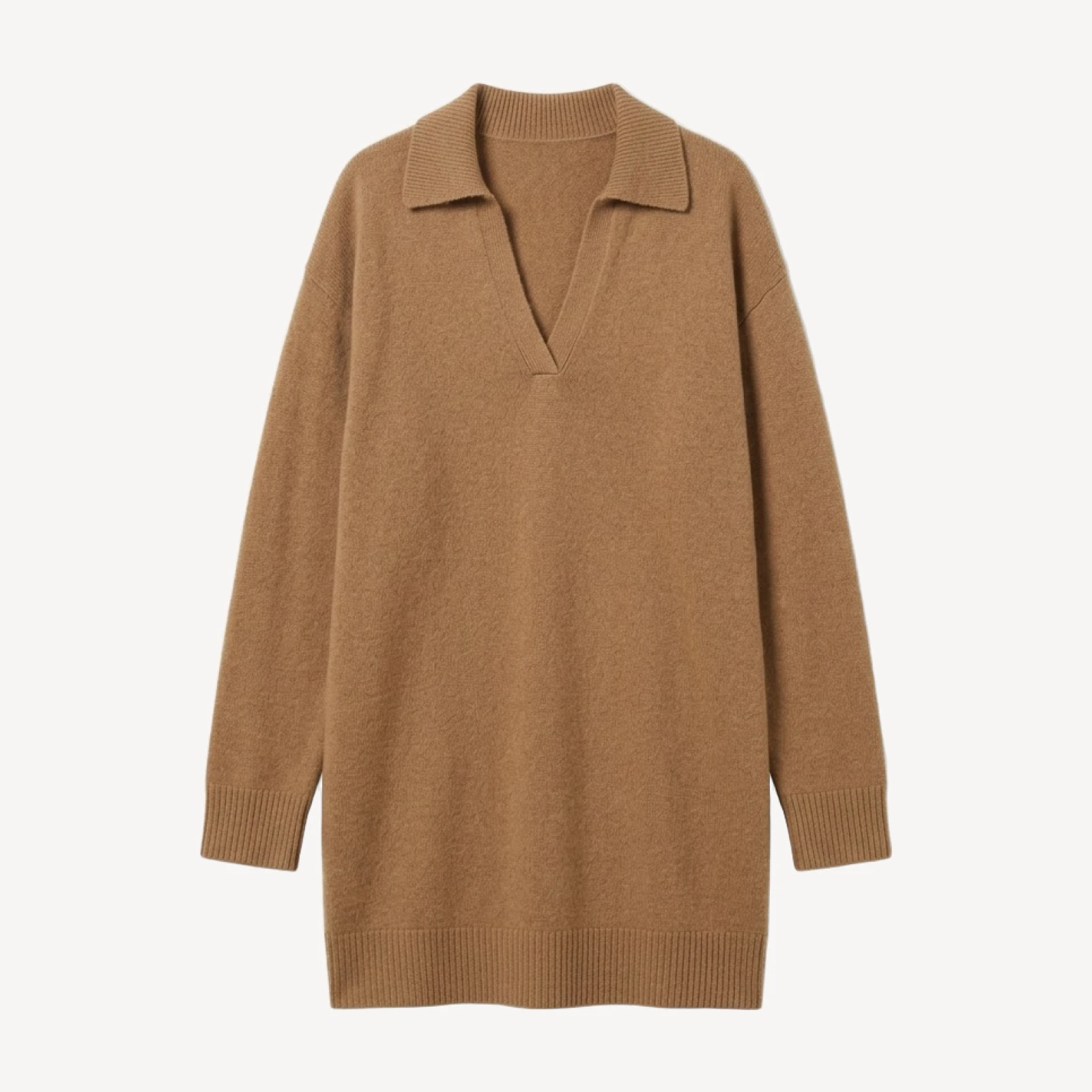 Essential Wool Cashmere Institute Polo Dress