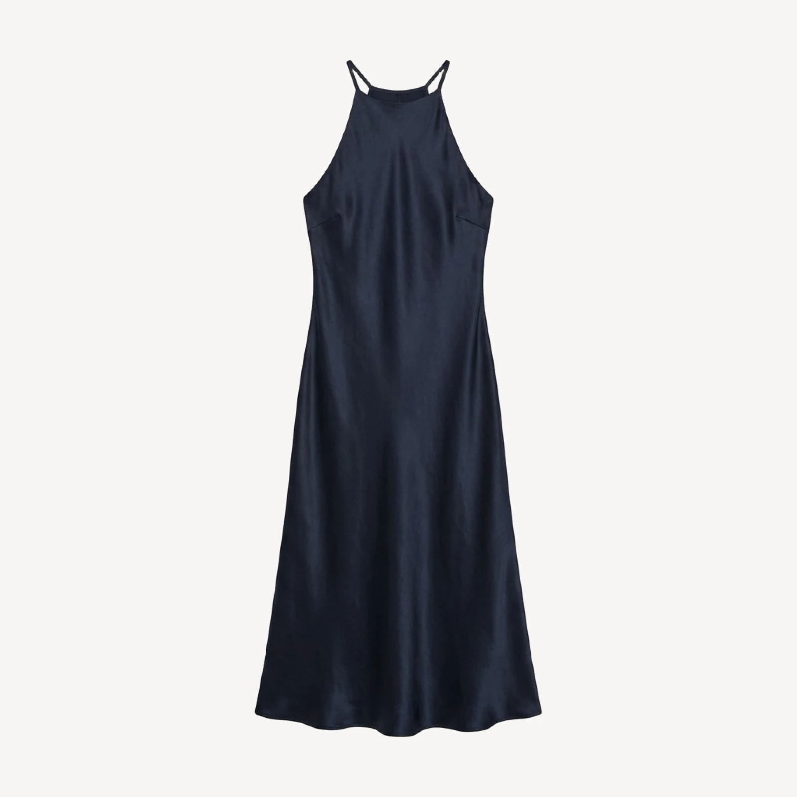 Estate Silk Halter Dress