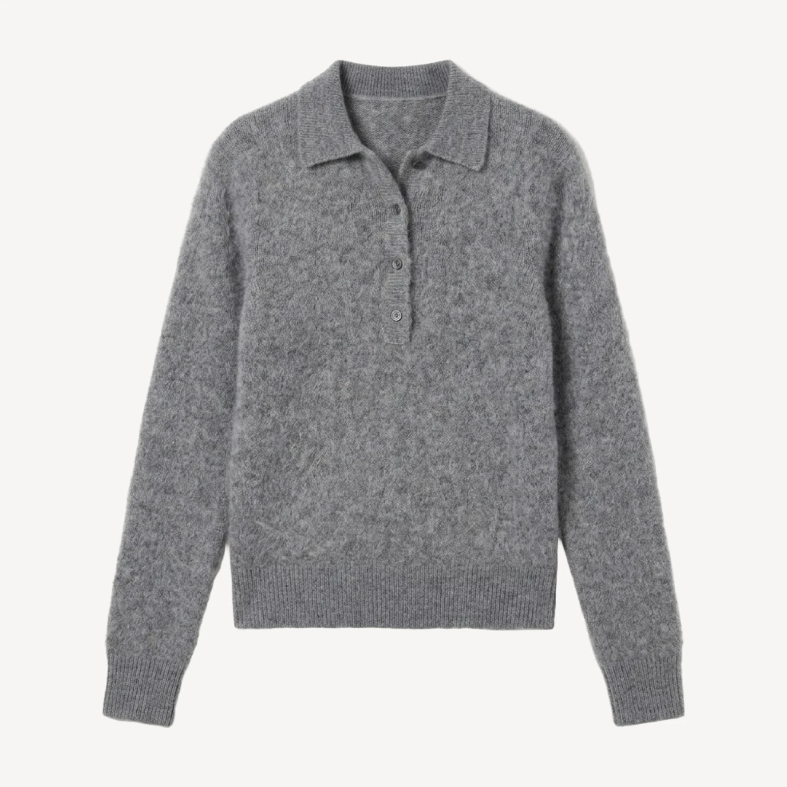 Brushed Wool Cashmere Cellini Sweater