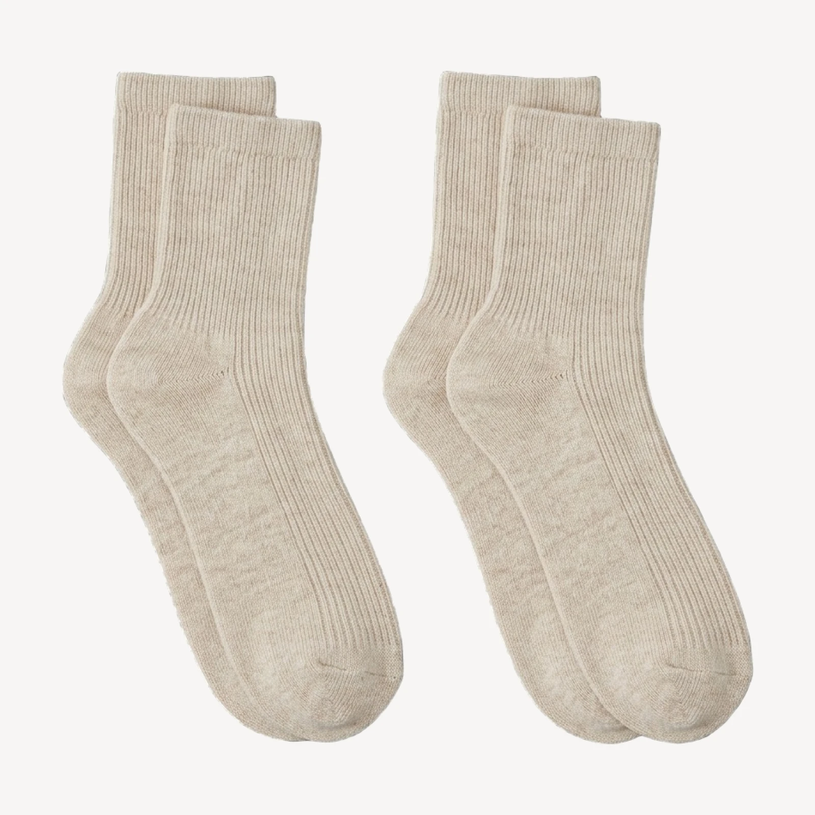 Daily Rib Ankle Sock 2-Pack - With Merino Wool