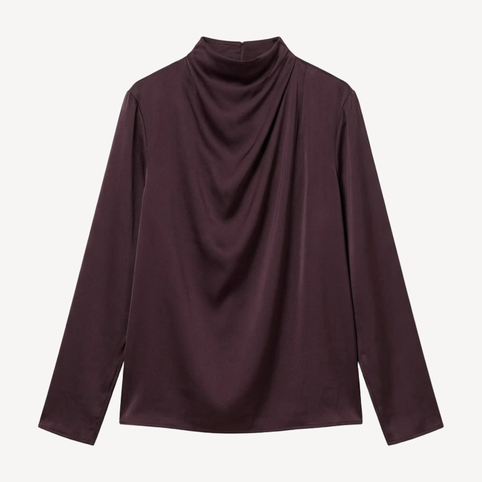 Nominee Satin Longsleeve Blouse