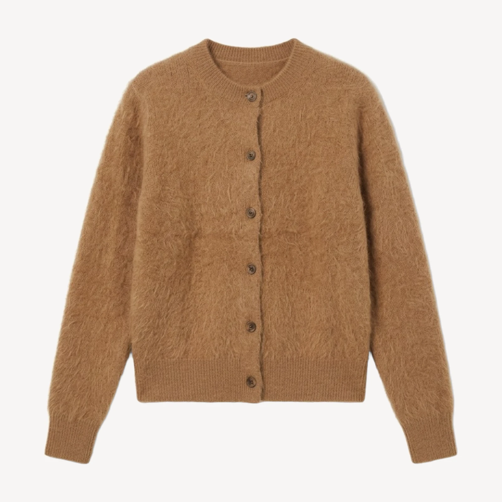 Brushed Wool Cashmere Acclaim Cardigan