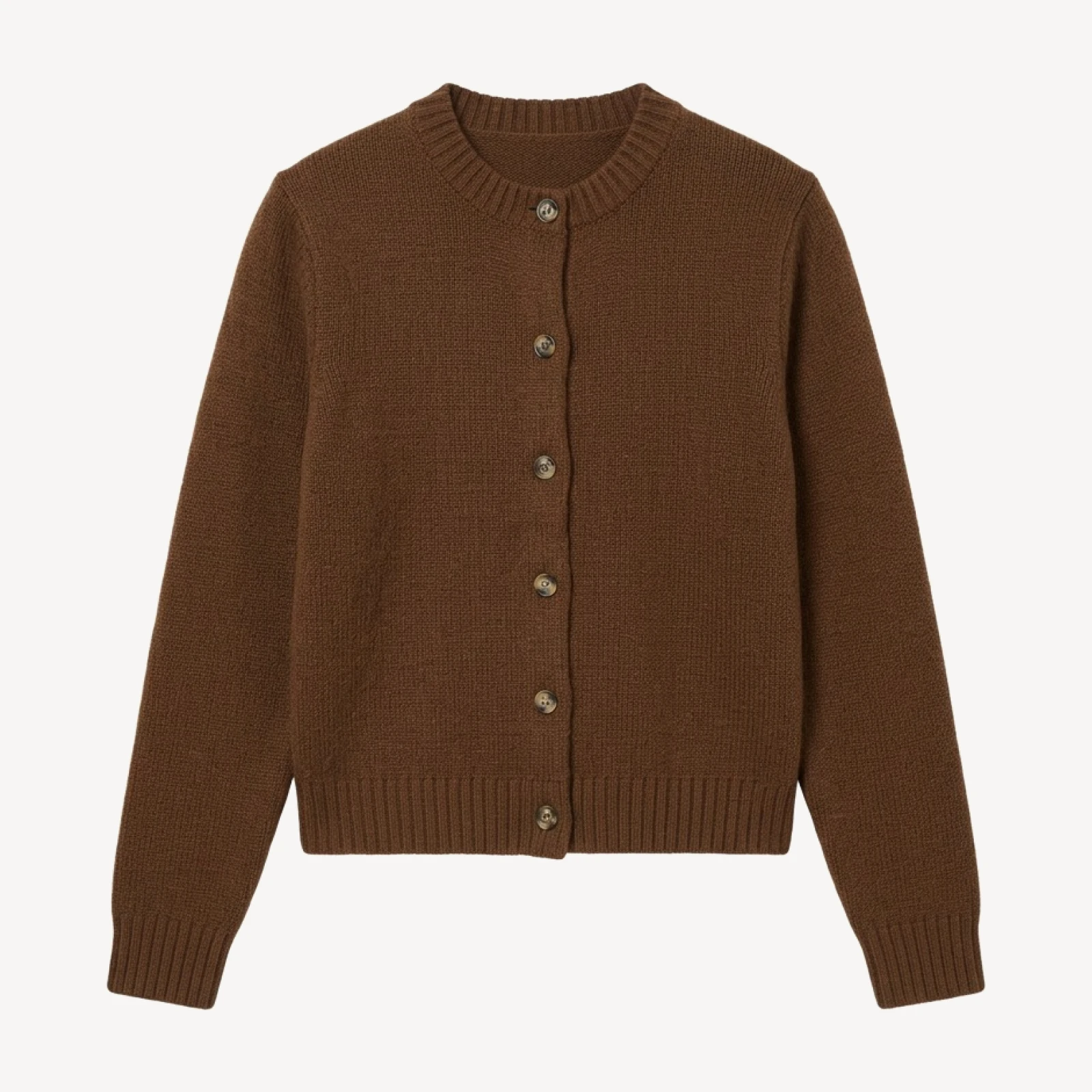 Plush Merino Wool Quill Cardigan
