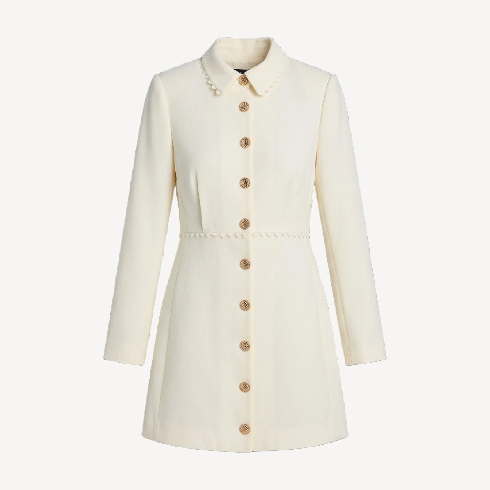 Aqua Tweed Jacket Dress -Exclusive