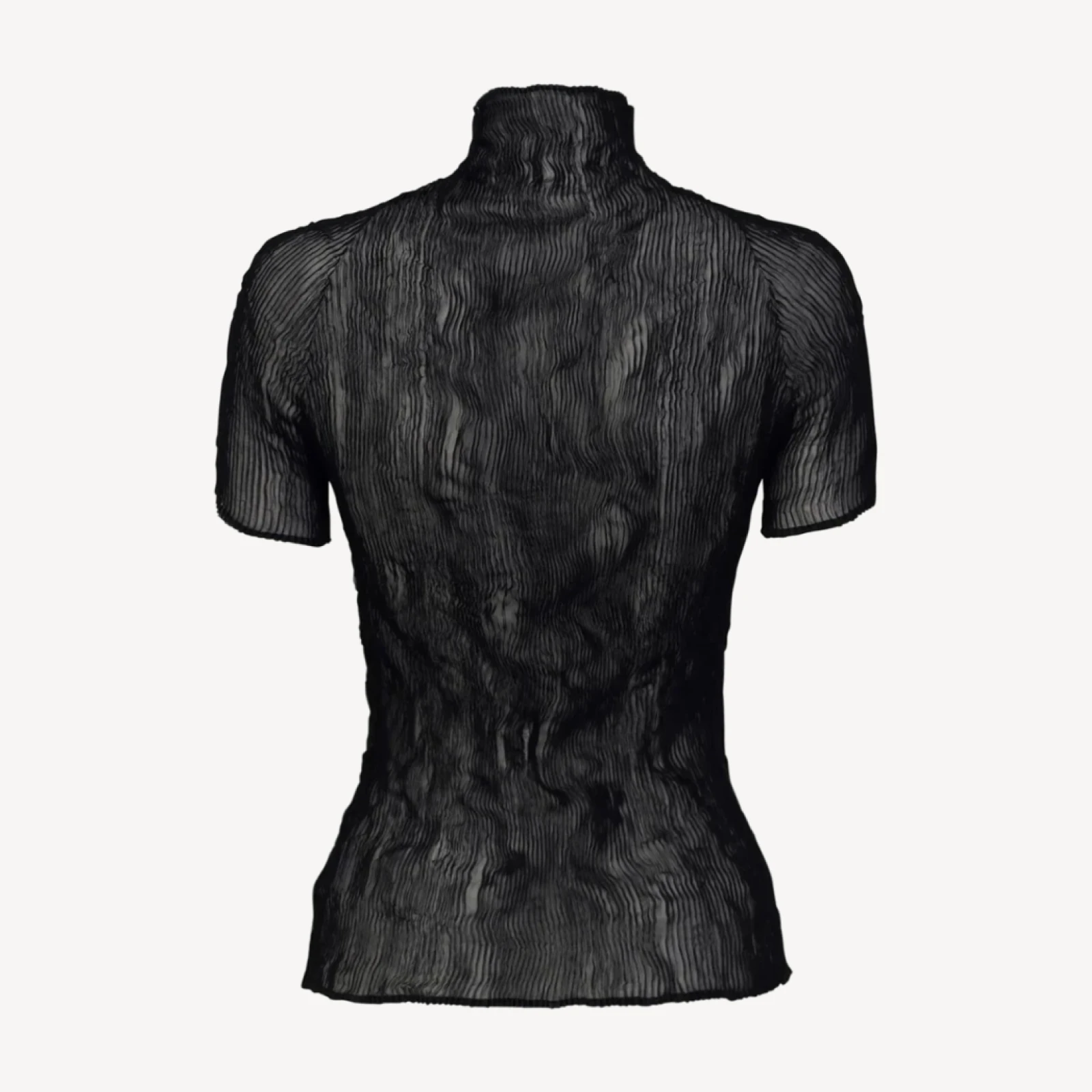 CHIFFON TWIST BK/WT
