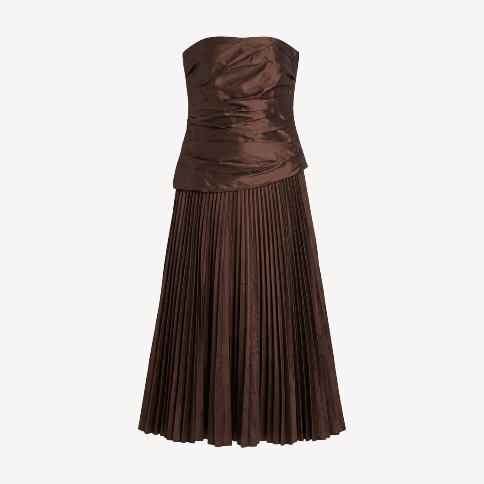 Simkhai Arie Strapless Bustier Midi Dress
