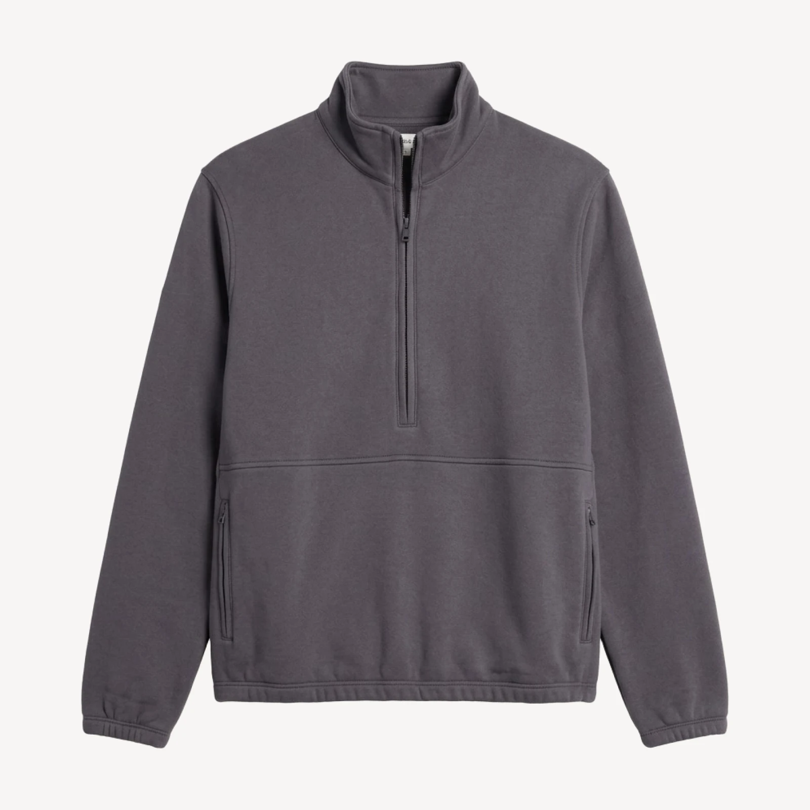Vince Cotton Blend Half Zip Pullover