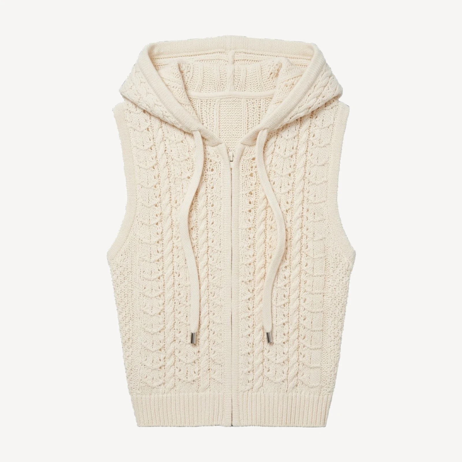 Veronica Beard Wickham Knit Hoodie Dickey