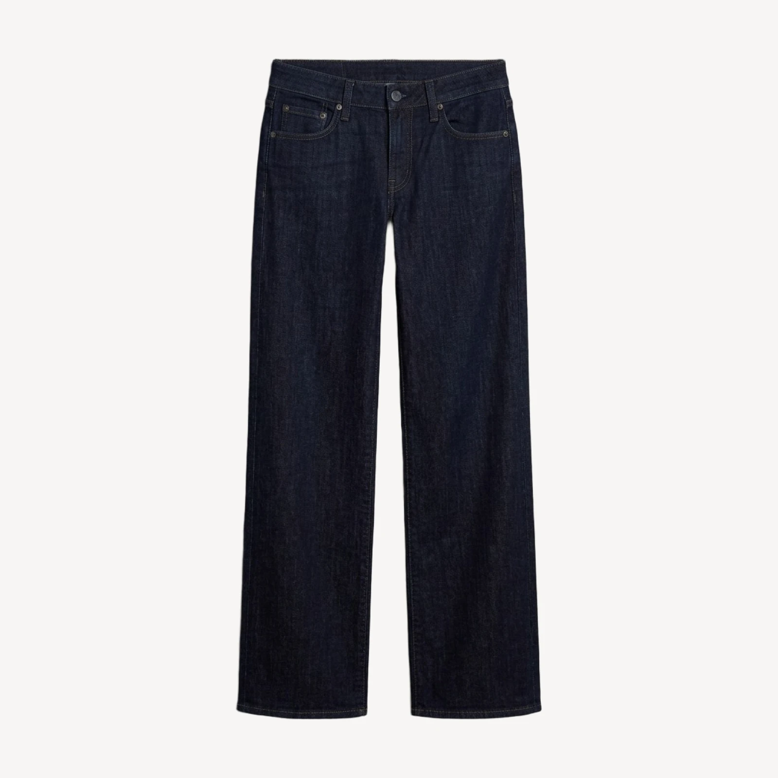 rag & bone Stftwt Cam Low Rise Straight Leg Jeans in Darkrinse