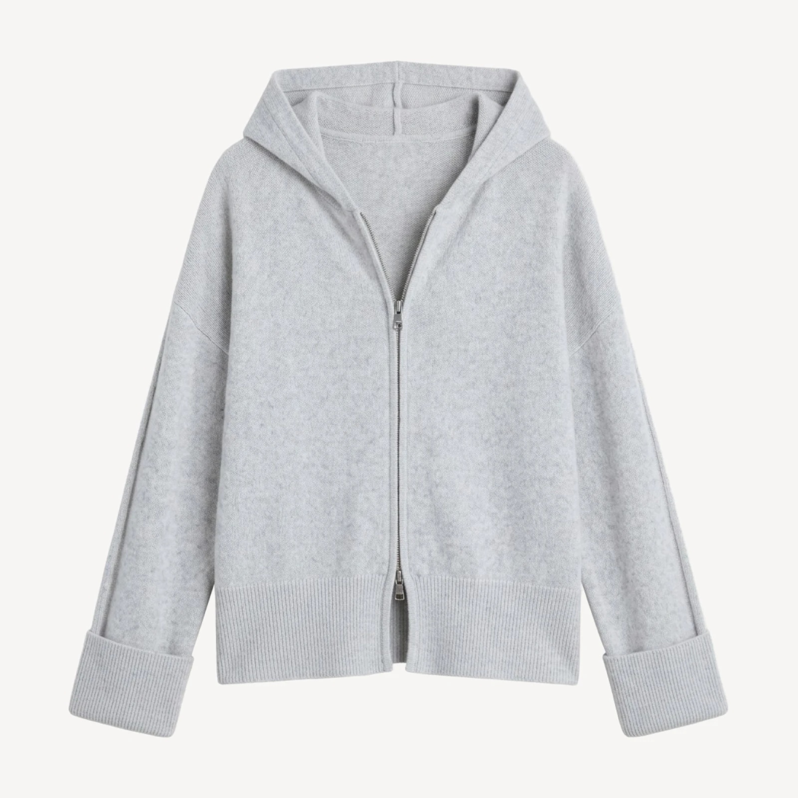 Splendid Tori Cashmere Hooded Full Zip Sweater
