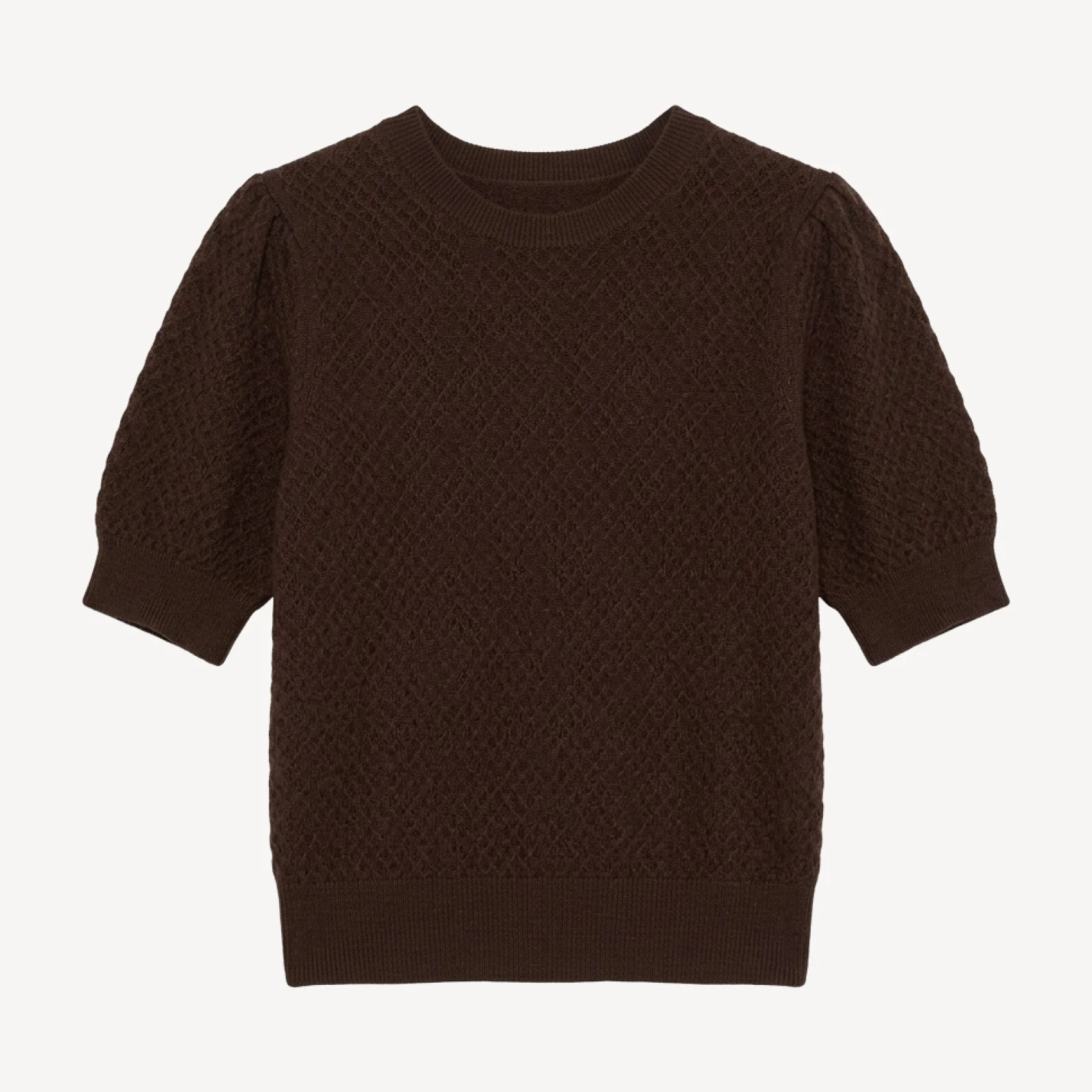 Frame The Cashmere Gathered Puff Sleeve Sweater