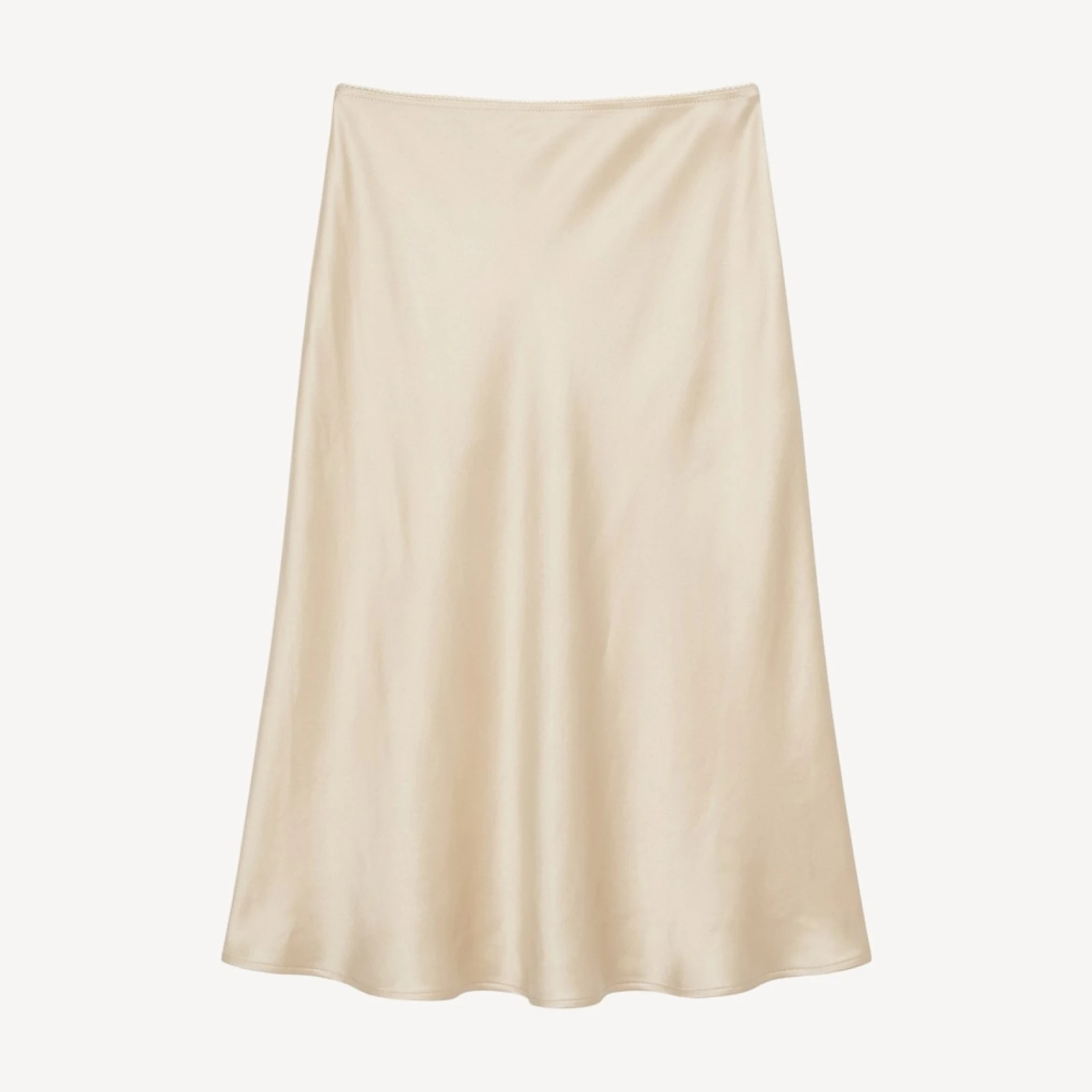 Reformation Layla Silk Knee Length Skirt