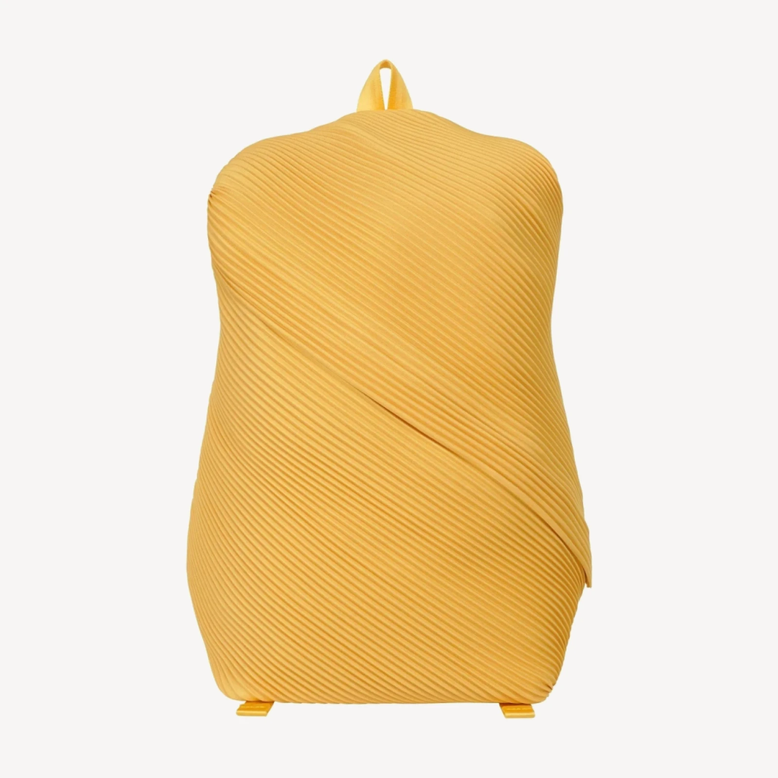 BIAS PLEATS BACKPACK