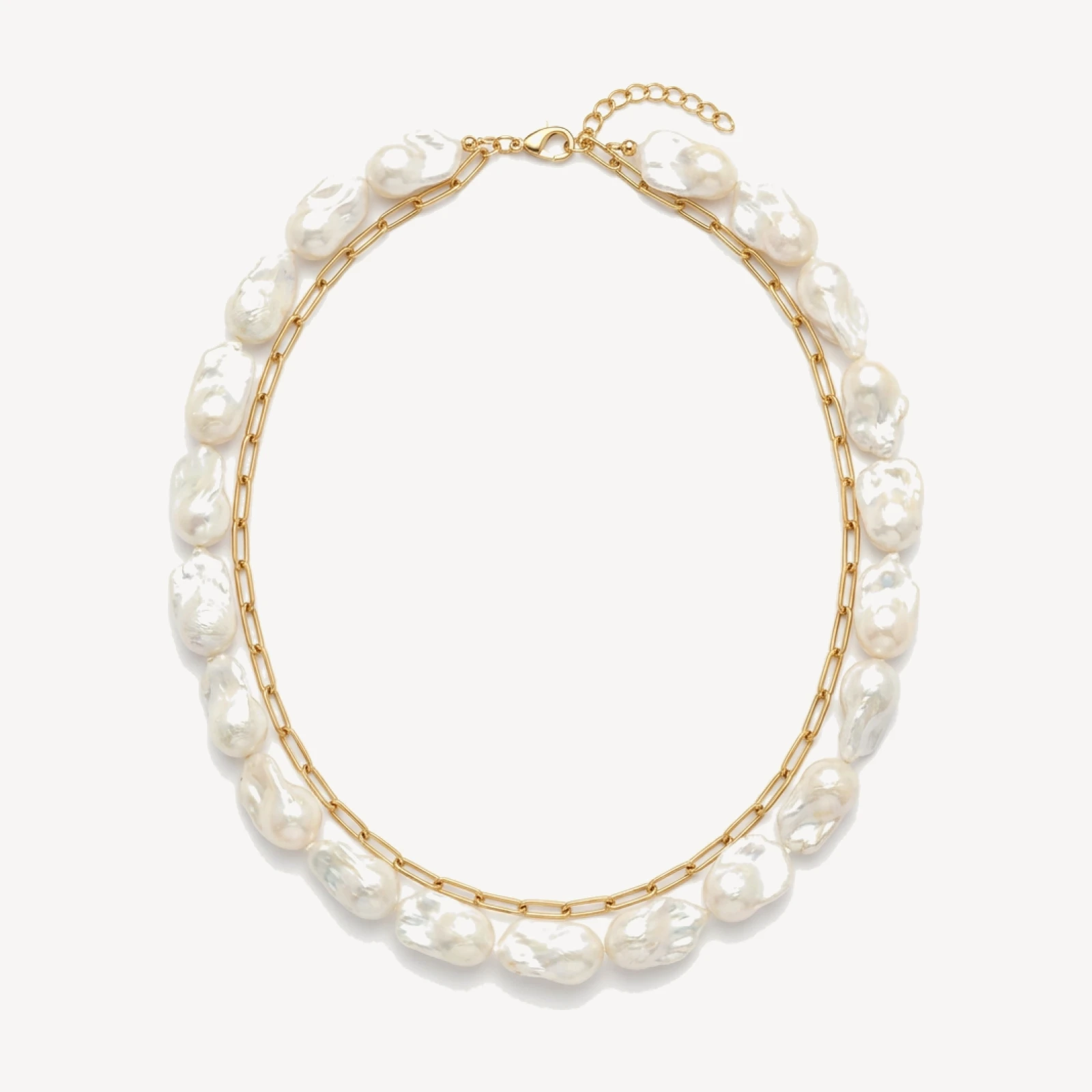 Classic Baroque Pearl Necklace