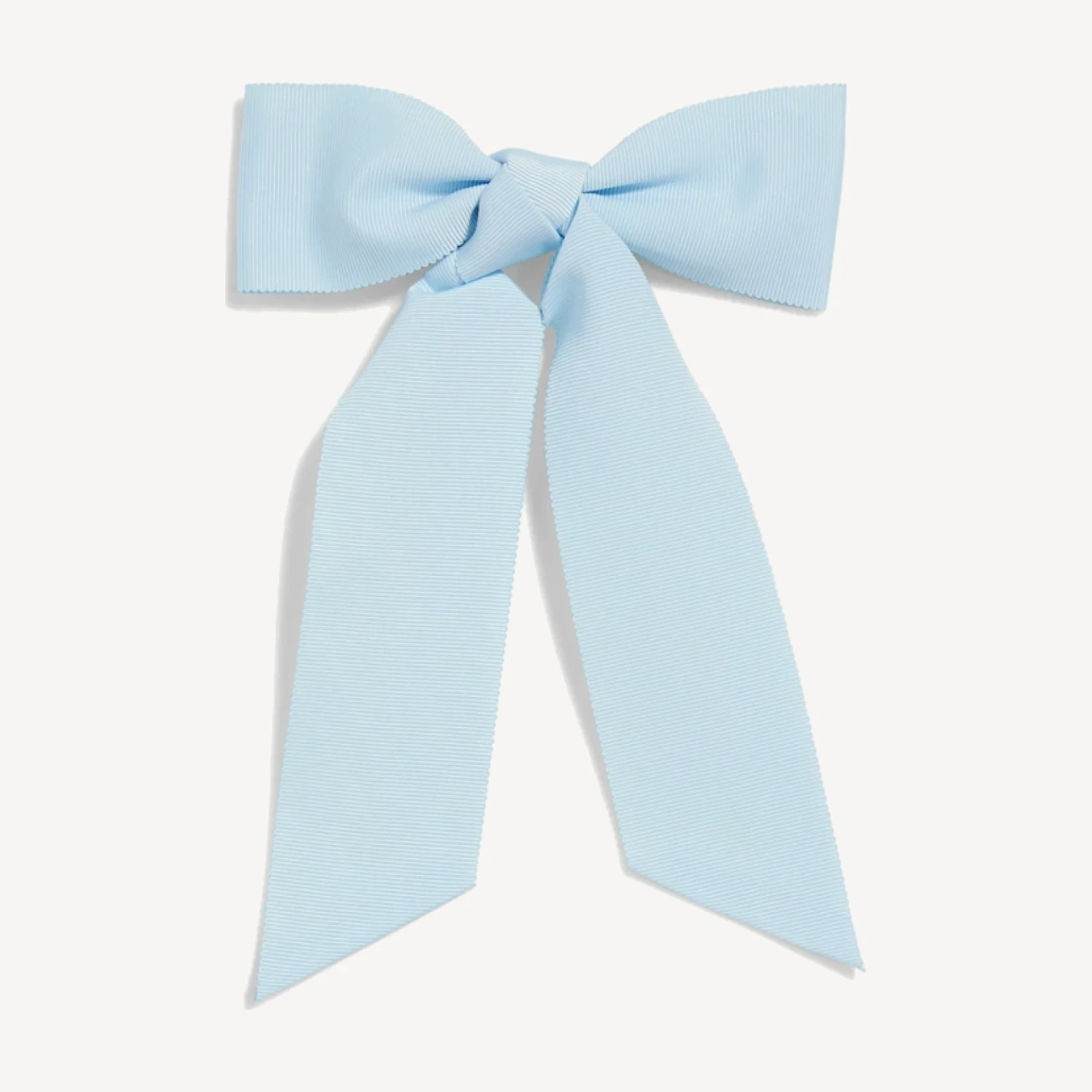 The Belle Bow - Powder Blue Grosgrain
