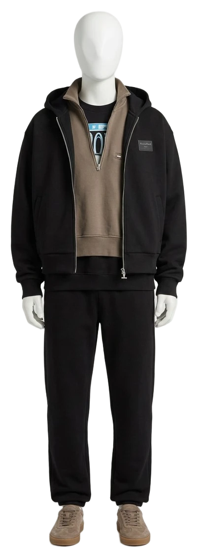 The pieces of this look on a mannequin, a Rewear Reverie preview