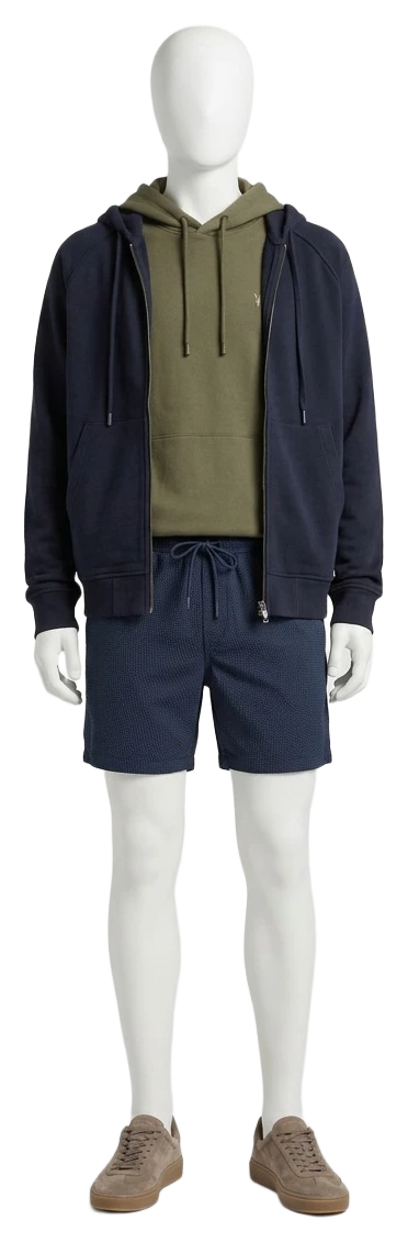 The pieces of this look on a mannequin, a Rewear Reverie preview