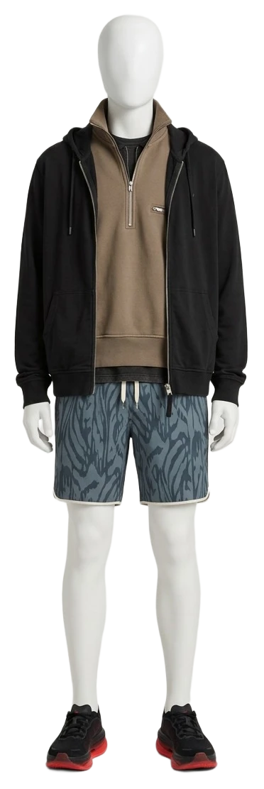 The pieces of this look on a mannequin, a Rewear Reverie preview