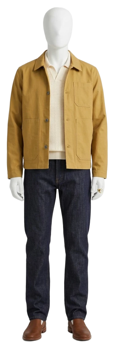 The pieces of this look on a mannequin, a Rewear Reverie preview