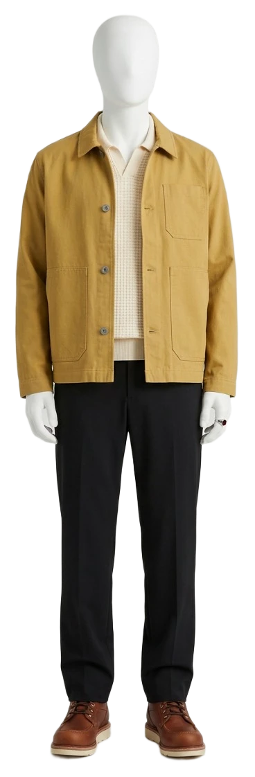 The pieces of this look on a mannequin, a Rewear Reverie preview