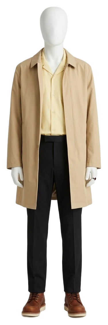 The pieces of this look on a mannequin, a Rewear Reverie preview