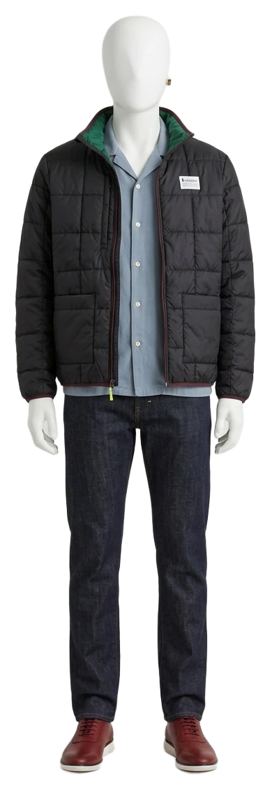 The pieces of this look on a mannequin, a Rewear Reverie preview