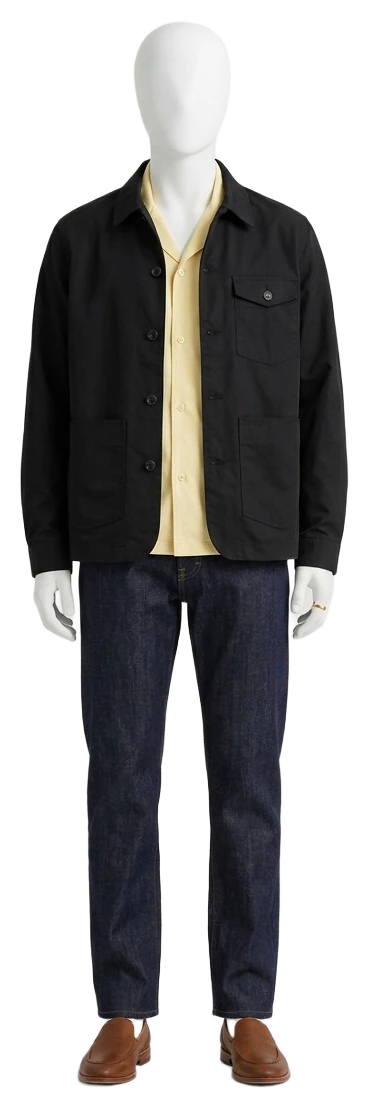 The pieces of this look on a mannequin, a Rewear Reverie preview