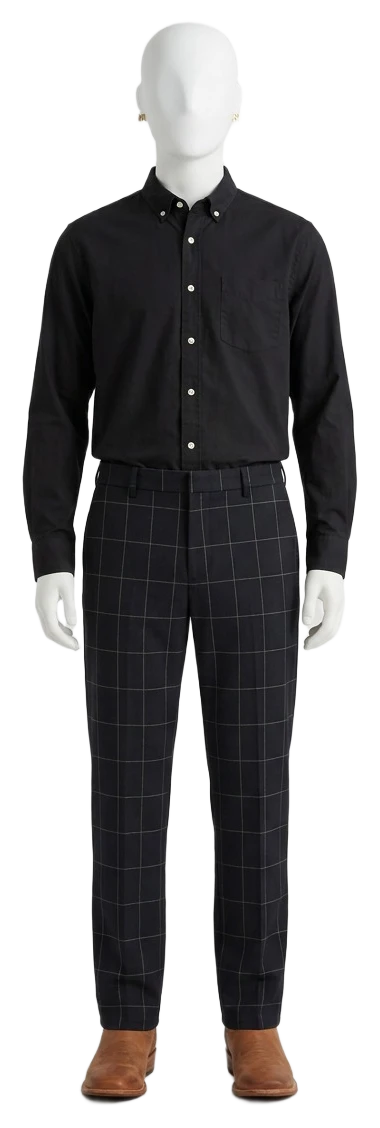 The pieces of this look on a mannequin, a Rewear Reverie preview