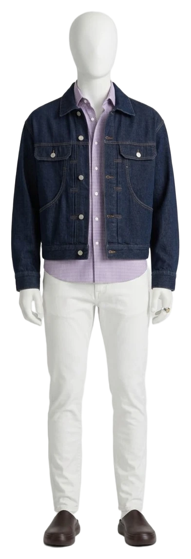 The pieces of this look on a mannequin, a Rewear Reverie preview