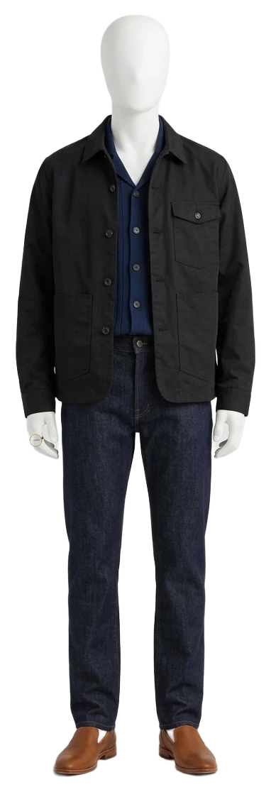The pieces of this look on a mannequin, a Rewear Reverie preview