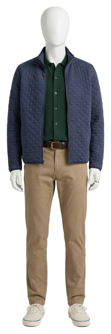 The pieces of this look on a mannequin, a Rewear Reverie preview