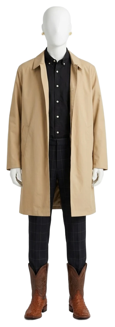 The pieces of this look on a mannequin, a Rewear Reverie preview
