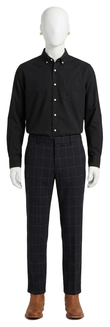 The pieces of this look on a mannequin, a Rewear Reverie preview