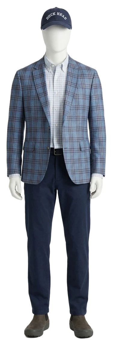 The pieces of this look on a mannequin, a Rewear Reverie preview