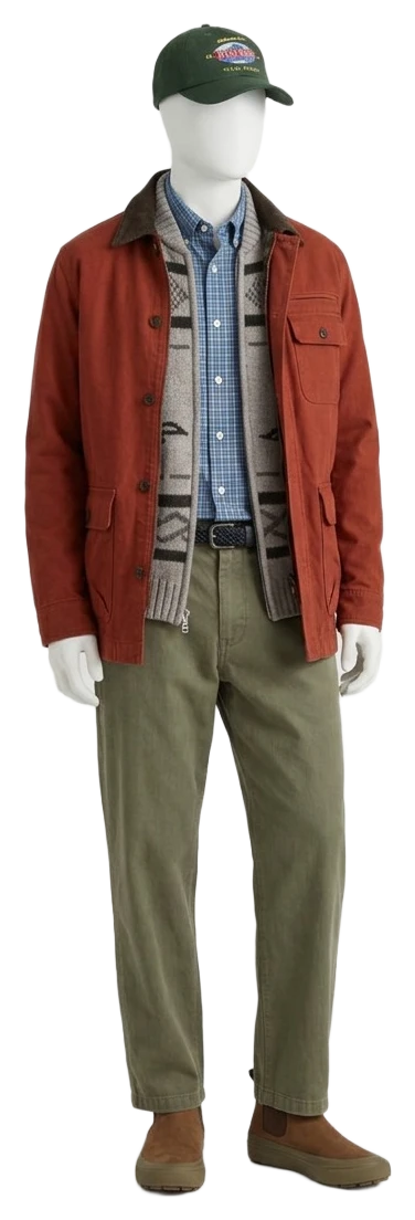 The pieces of this look on a mannequin, a Rewear Reverie preview