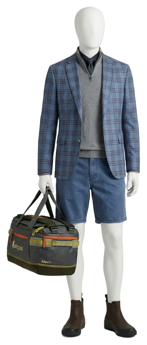 The pieces of this look on a mannequin, a Rewear Reverie preview