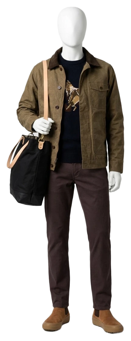 The pieces of this look on a mannequin, a Rewear Reverie preview